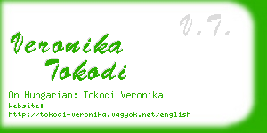 veronika tokodi business card